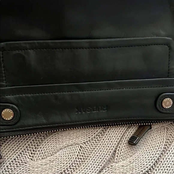 Rudsak Black Leather Wristlet - Picture 5 of 7